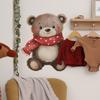 Cute Shy Bear Wall Sticker Self-Adhesive Removable for Bedroom Living Room Hallway Closet Dorm Home Decor Art