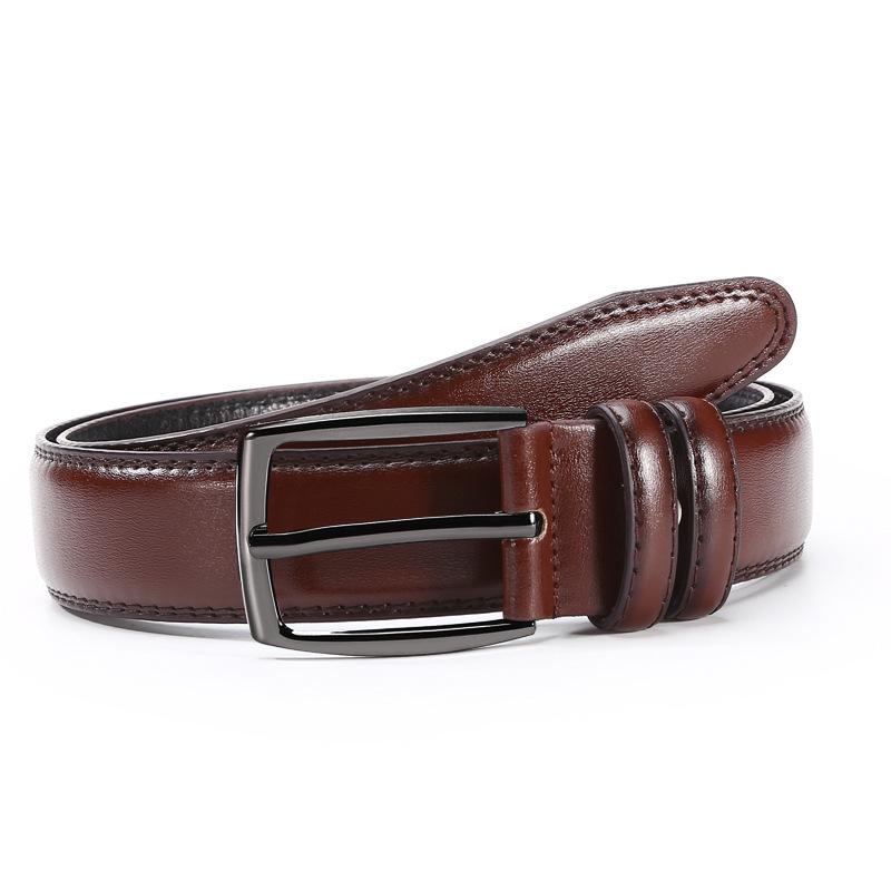 Men's Fashionable Imitation Leather Pin Buckle Belt