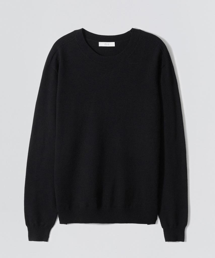 EZIO Seamless Round Knit_Black