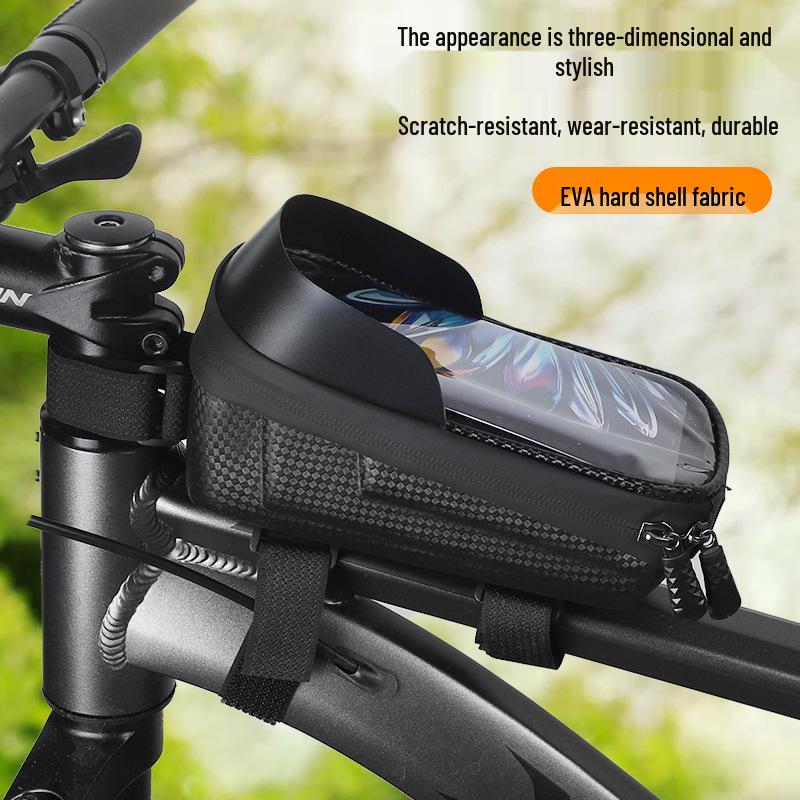 Waterproof Bicycle Top Tube Bag - Mountain Bike Handlebar & Mobile Phone Bag, Saddle Bag, Cycling Gear