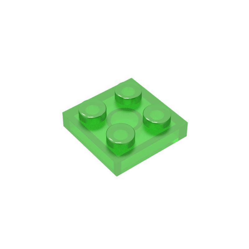 20Pcs MOC Parts 3022 94148 Plate 2 X 2 Compatible Bricks DIY Assmble Building Blocks Particle Kid Puzzle Brain Toy Birthday Gif