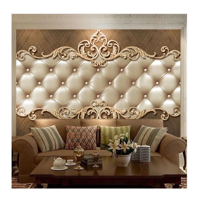 Sizes 3D Wall Paper Mural European Jewelry Flower Wallpaper Living Room Bedroom Wall Paper Stickers