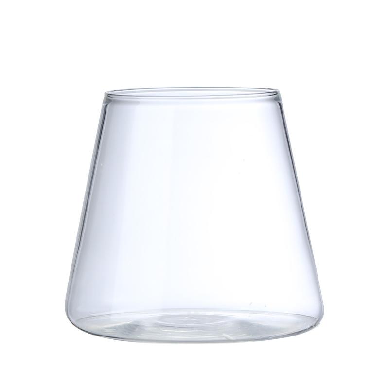 Creative Trendy Modern Disposable Dishwasher Microwave Safe Borosilicate Glass Drinkware High-End Household Mugs Whiskey Beer 280-350ml