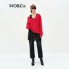 MO&Co. Women's Loose Merino Cashmere V-Neck Sweater