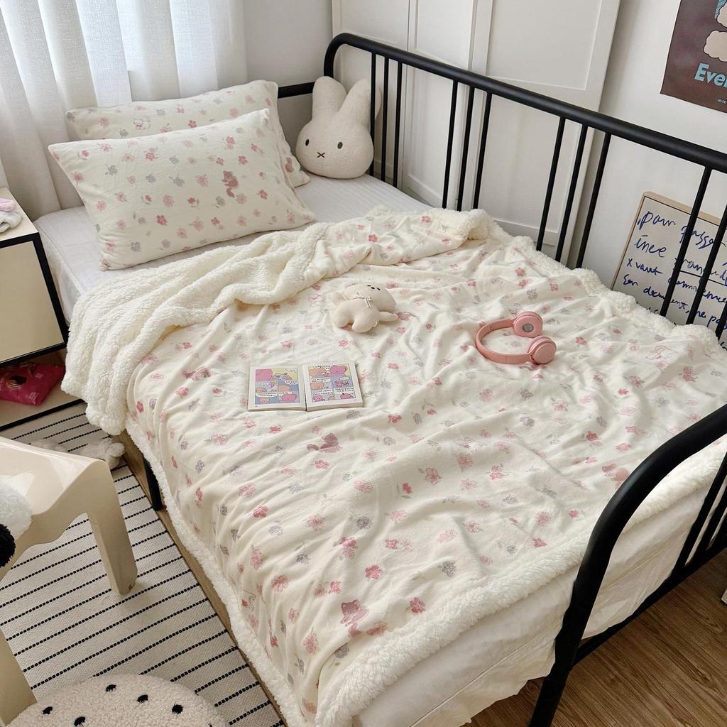 Milk Velvet Multifunctional Blanket: Perfect for Office, Nap, Sofa, Dorm, or Car Use.