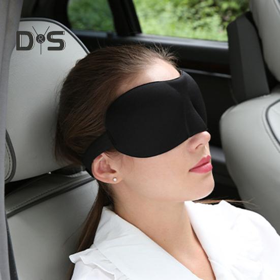 

Мягкая повязка для глаз от сухости глаз, многоразовая, затемняющая 3D-повязка для глаз, очки для удержания влаги и комфорта чёрный