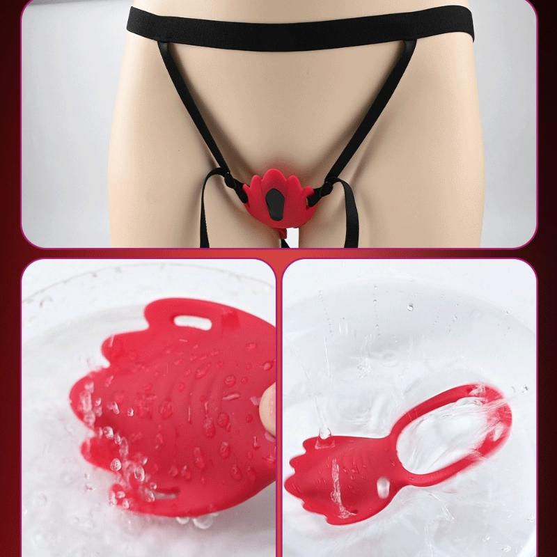 2026 App-gesteuerter vibrierender Penisring Klitorisstimulator Tragbarer Slip-Vibrator Sexspielzeug für Frauen Männer Sexuelle Lust Tragbarer Masturbator