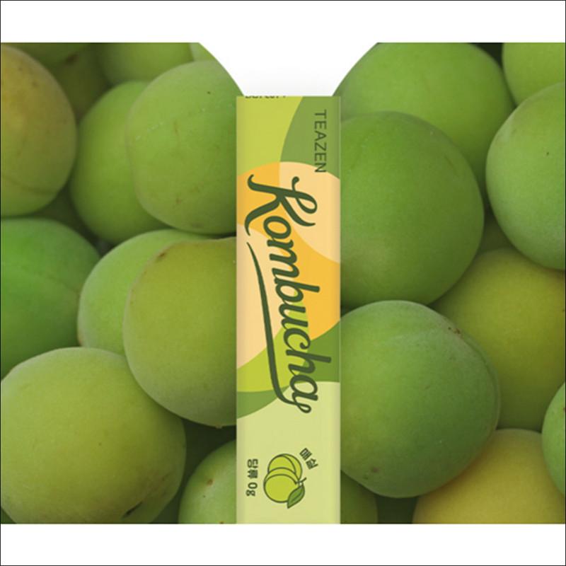 TEAZEN Kombucha Korean Plum 10p + Strawberry Kiwi 10p + Raspberry 10p + Green Mandarin Lime 10p