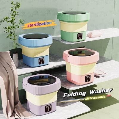Nouveau Mini Machine à laver pliante Portable dortoir étudiant petites chaussettes sous-vêtements Machine à laver