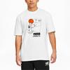 Puma X PEANUTS Crossover Printing Sports Round Neck Short Sleeve White Men's 530616-02