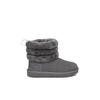 UGG Fluff Mini Quilted Fleece Snow Boots Kids Boots Gray 1103612T-CHRC