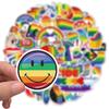10/30/50/100pcs Rainbow LGBT Gay Lesbian Cartoon Stickers Aesthetic Graffiti Motorcycle Guitar Phone Waterproof Creative Sticker