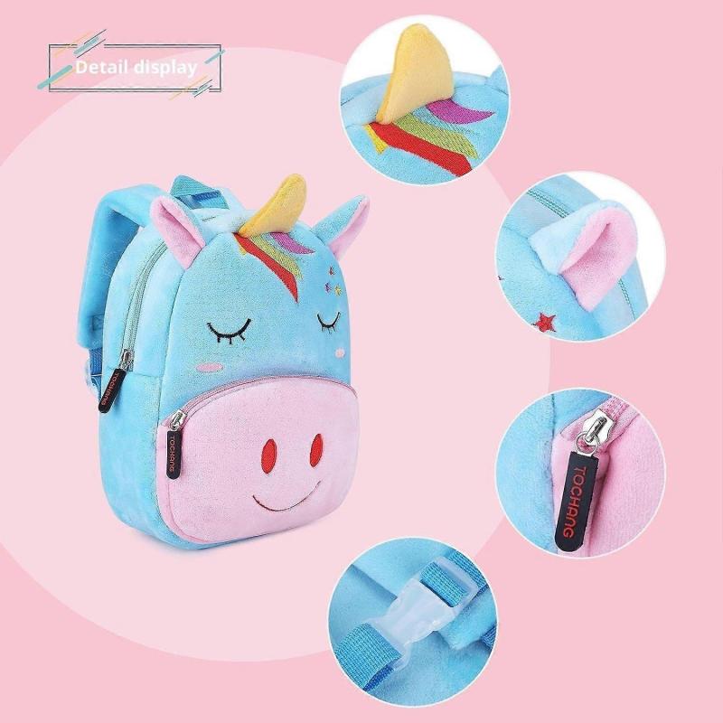 Kids Backpack Kindergarten Nursery Bag Cute Cartoon Animals School Bag for Baby Girl Boy 1-3 Years Old