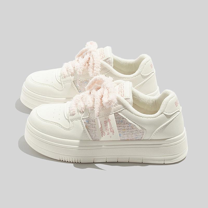 2026 high-value Xiaoxiangfeng board shoes ins style student leisure platform casual shoes
