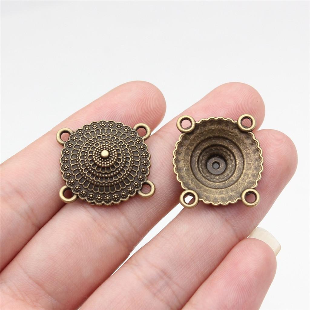 Accessories Parts Four-Hole Necklace Connector Wedding Jewelry Findings TA023