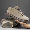 2024 Brand Thick Bottom Designer Ankle Boots Men Outdoor Comfortable Walking Boots High Top Classic  Men Casual Leather Shoes