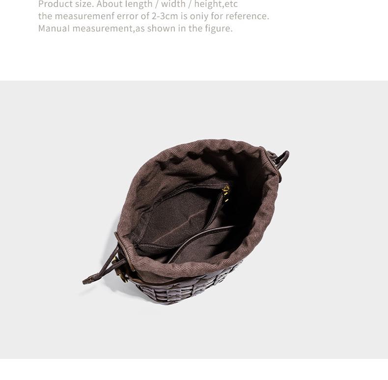 Autumn/Winter 2025 Handmade Woven High-End Women's Crossbody Tote Bag