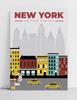 Plakat New York Nowy Jork ilustracja