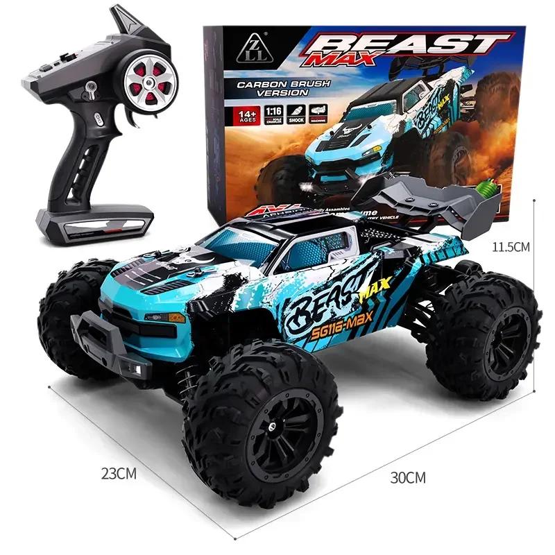 PRO/MAX 1:16 Remote Control Car High Speed 80KM/H 4WD Brushless Off Road Drift RC Racing Vehicle Toys For Kids Adults Outdoor