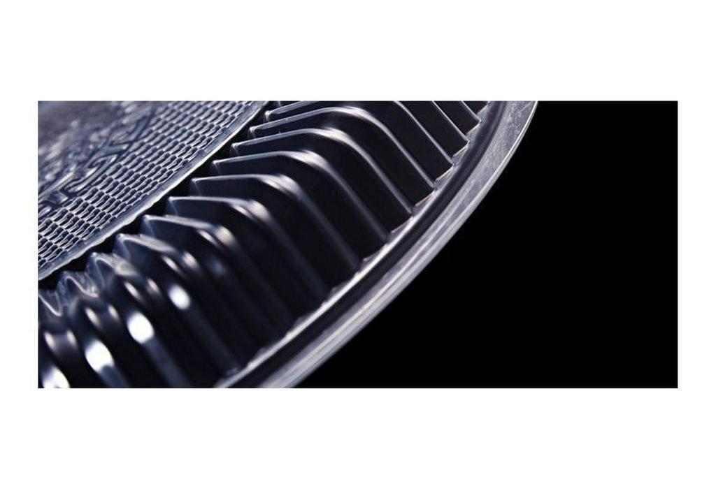 Transparent Food-Grade Disposable Plastic Plates for Banquets, Picnics, & Barbecues