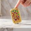 Vintage Peacock Makeup Mirror Retro Double Sided Mirror Luxury Compact Pocket Mirror Beauty