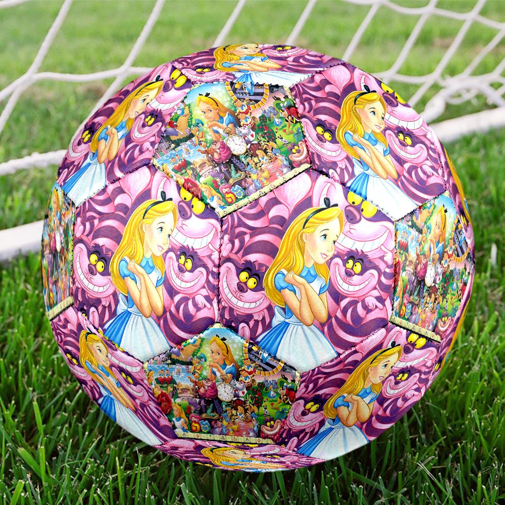 1PC Cartoon Wonderland Cat Size 5 Soccer Balls, High-Quality, Anti-Slip, Protective Football, a Unique Gift Suitable for Birthdays, Christmas
