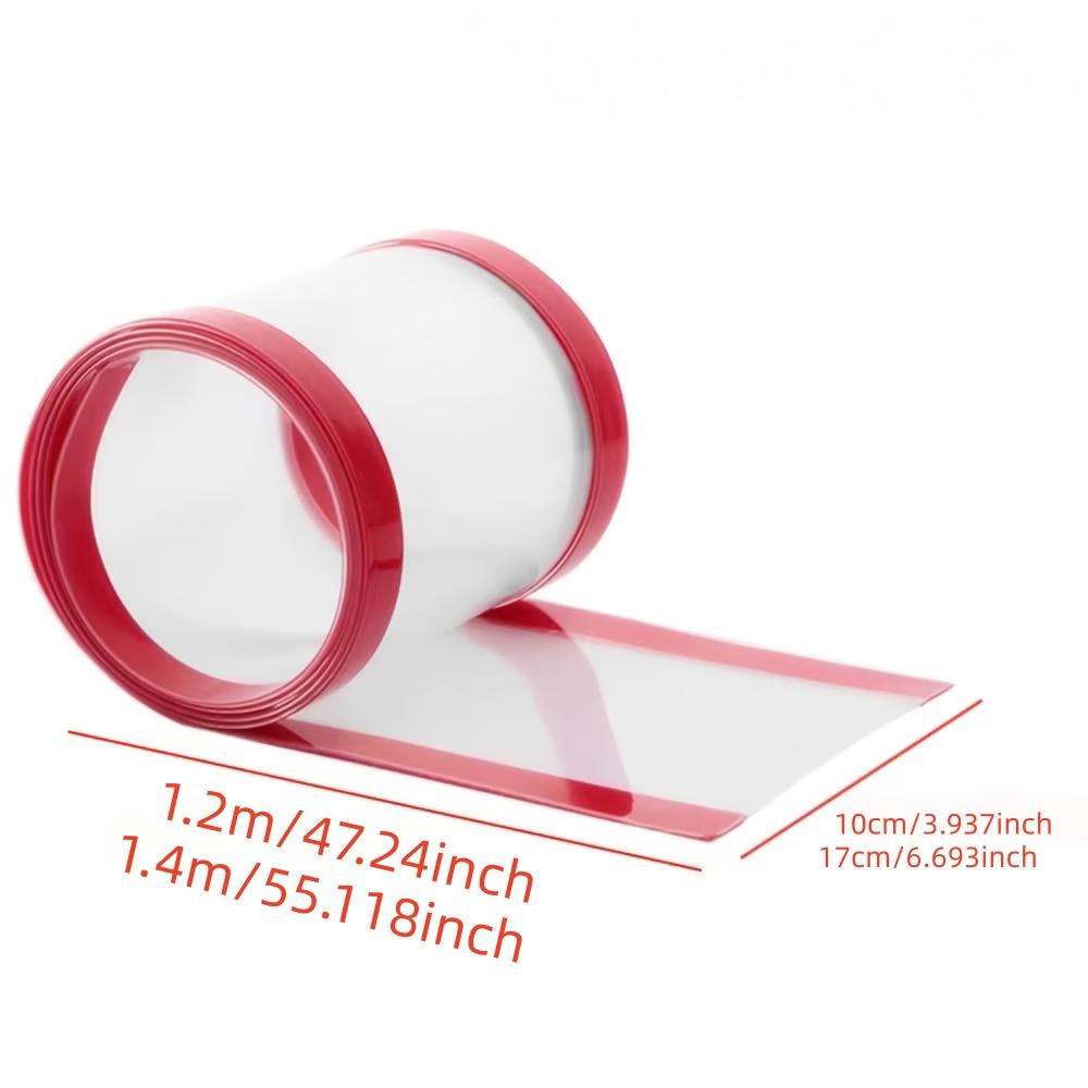 1pc 10/17x1.2/1.4m Self Adhesive Door Gap Protector Strip for Proofing Safety Edge Guard Prevents Finger Pinching in Doors