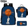 Basketball Basketball School Bag High Definition Printing Multifunctional Cross-Border Backpack