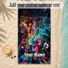 Beach TowelSplatoon Custom Name Text Personalized Soft Towel for Beach Pool Indoor Home Decor Gift