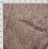 oneOone Cotton Flex Brown Fabric Leaves Fabric For Sewing Printed Craft Fabric By The Yard 40 Inch