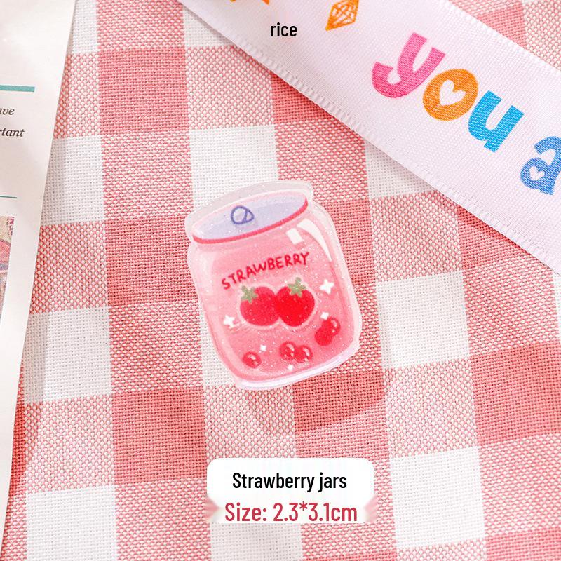 Creative Cartoon Drink Bottle Memo Clip – Cute Student Planner Decoration
