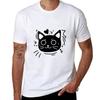 Funny Black Cat T-Shirt Festival Party Tee Top