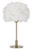 Table Lamp Ball Feather Cm Ø 30X50