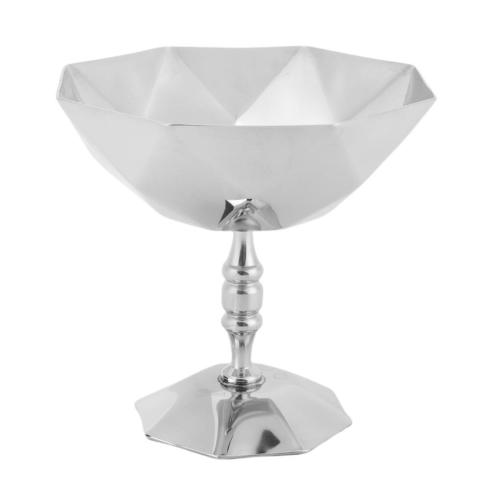 Round Deep Cup Serving Cup Smooth Mirror Food Cup Practical Treat Container Home Ice Cream