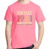 Vintage 1981 Original Parts Funny Birthday Fashion Graphic T Shirts Cotton Short Sleeve Tshirts High Quality Unisexs Clothes
