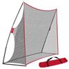 Lacquer 600D Oxford Cloth Portable Golf Hitting Practice Net Driving Training Aids With Carry Bag Black 300 X 210 X 91cm