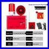Industrial Fire Alarm System: Manual Emergency & Escape Alarm with One-Button Sound and Light for Factory Inspection.