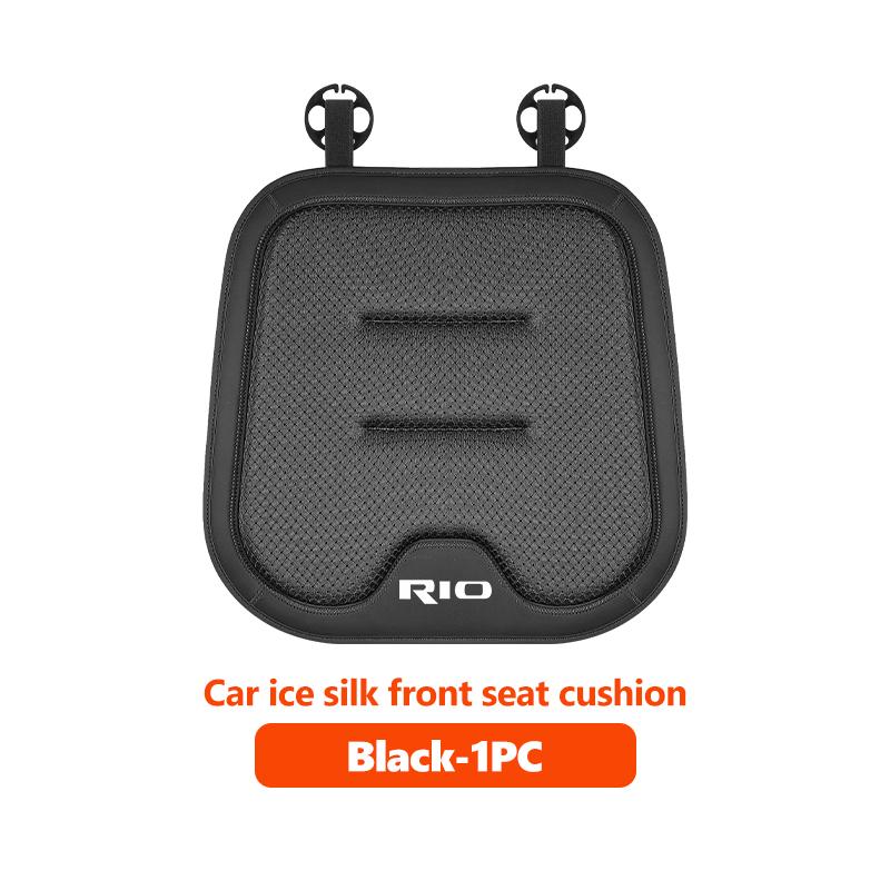 Car Breathable Ice Silk Heighten Seat Cushion Cover Backrest Protective Pads Accessories For KIA K5 K2 Rio Optima Sportage Venga