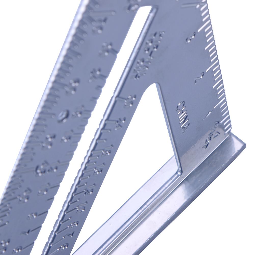 7-Zoll-Dreiecksparallel-Mess- und Anreißwerkzeug Aluminium-Dreieckswinkelmesser Tragbar für Hobbyisten für Hausbauer