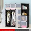 Children's Folding Resin Wardrobe: Assembled Plastic Storage Cabinet for the Living Room