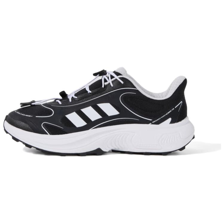

Adidas ROAM WANDER Cushioning Abrasion Resistant Breathable Running Shoes Men s Black White KI3642 42