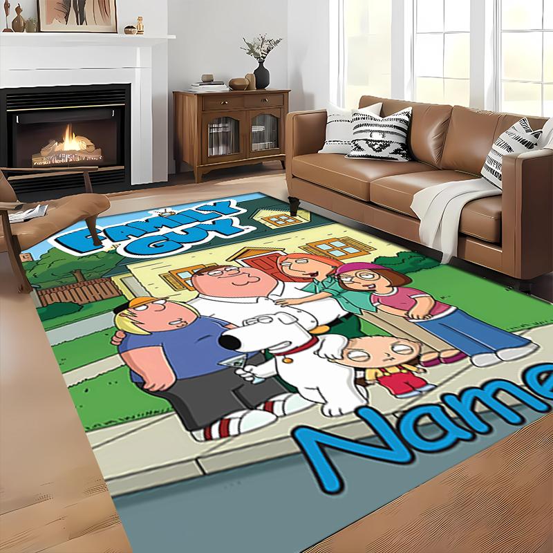 Custom personalization Family Guy Area Rug - Perfect For Kitchen, Bathroom,Laundry Room Decor Large Size Available,Gift All Seasons