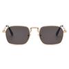 2PCS Latest Trendy Sunglasses - Square Oval Style With Black Tint Featuring Unique Designer And Uv Protection.2402
