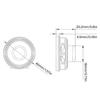 40mm Internal Magnetic Driver Double Neodymium Magnets 16 Voice Coils Structure Optimized 4CM Mini Amplifiers Loudspeaker
