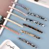 Fashion Women Leopard Acetate Geometric Hair Clips Vintage Hairpins Long Hair Barrette All Match Fashion Hair Accessories Gifts