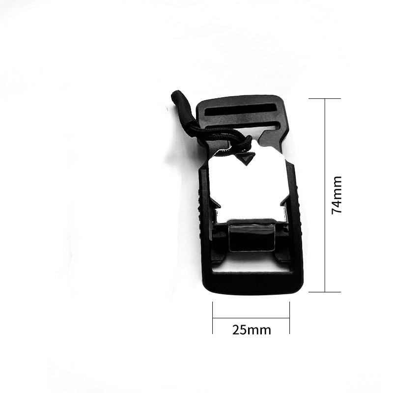 Quick Release Buckle Plastic With Metal Magnetic Buckles for Men Belt Molle Backpack Webbing Strap Garment  Accessories