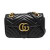 [Pre-Owned] GG Marmont Matelassé Mini Bag 'Black' - Good #1HCDBES