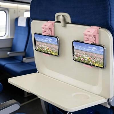 Flugzeug Handyhalter 360 drehbar faltbar tragbar Flugzeugsitz Schreibtisch Selfie-Ständer