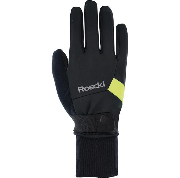 Велосипедные перчатки Roeckl Lappi 2 (черный/неон) EU 8