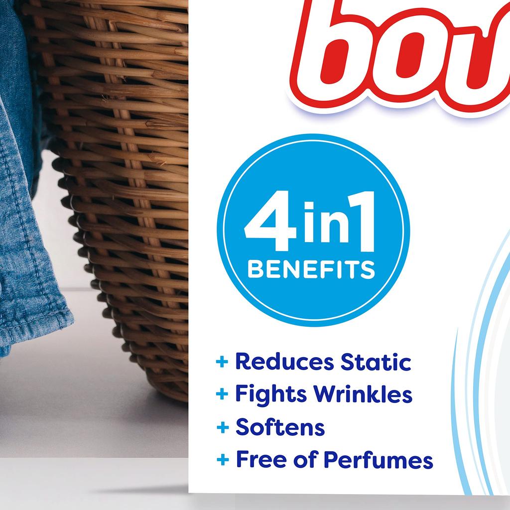 Bounce Free Gentle Fabric Softener 120 Count by Bounce & Sheets,